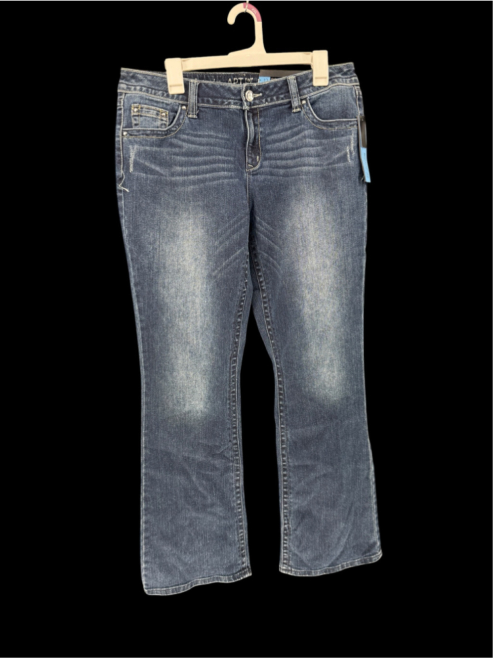 Women's Apt. 9 Boot Cut Jeans Blue Size 12